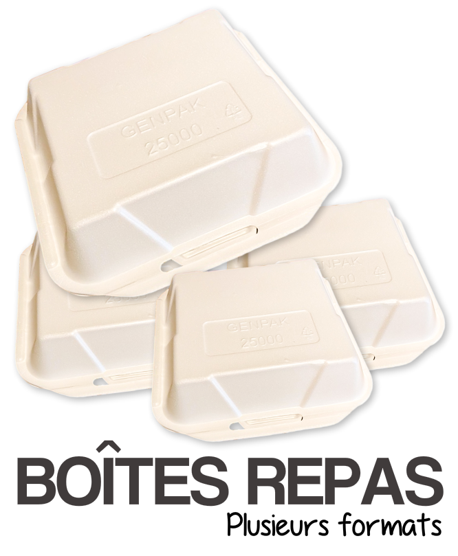 Boîtes et contenants de restauration pour la livraison de repas